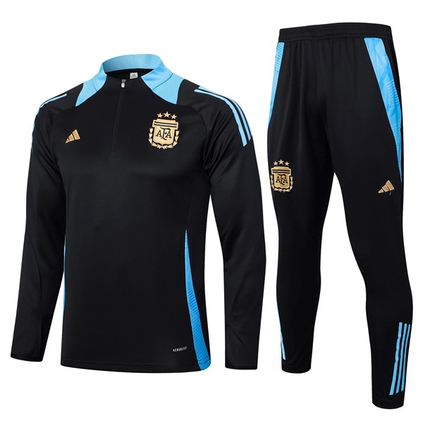 Sudadera De Training Argentina 2024/25 Negro Azul 3